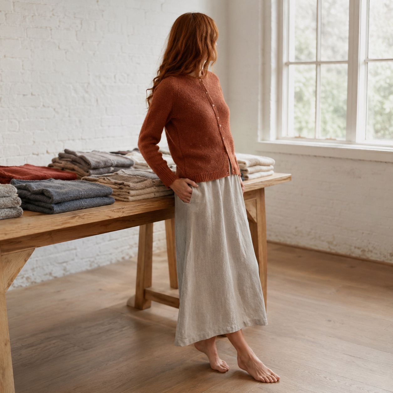 Pentre Fine Knit Cardigan Pentre Fine Knit Cardigan — WOOL BARN knitwear, product photograph