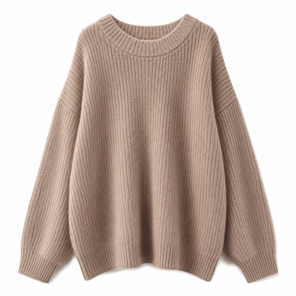 Hartley Oversized Jumper — product shot, laid out flat (Jumpers).