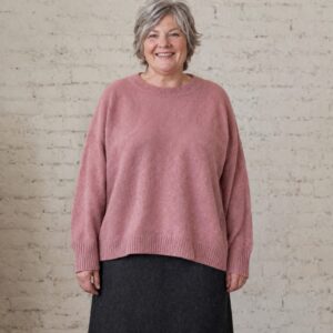 Fennel Oversized Jumper — Jumpers by WOOL BARN. worn by a model.