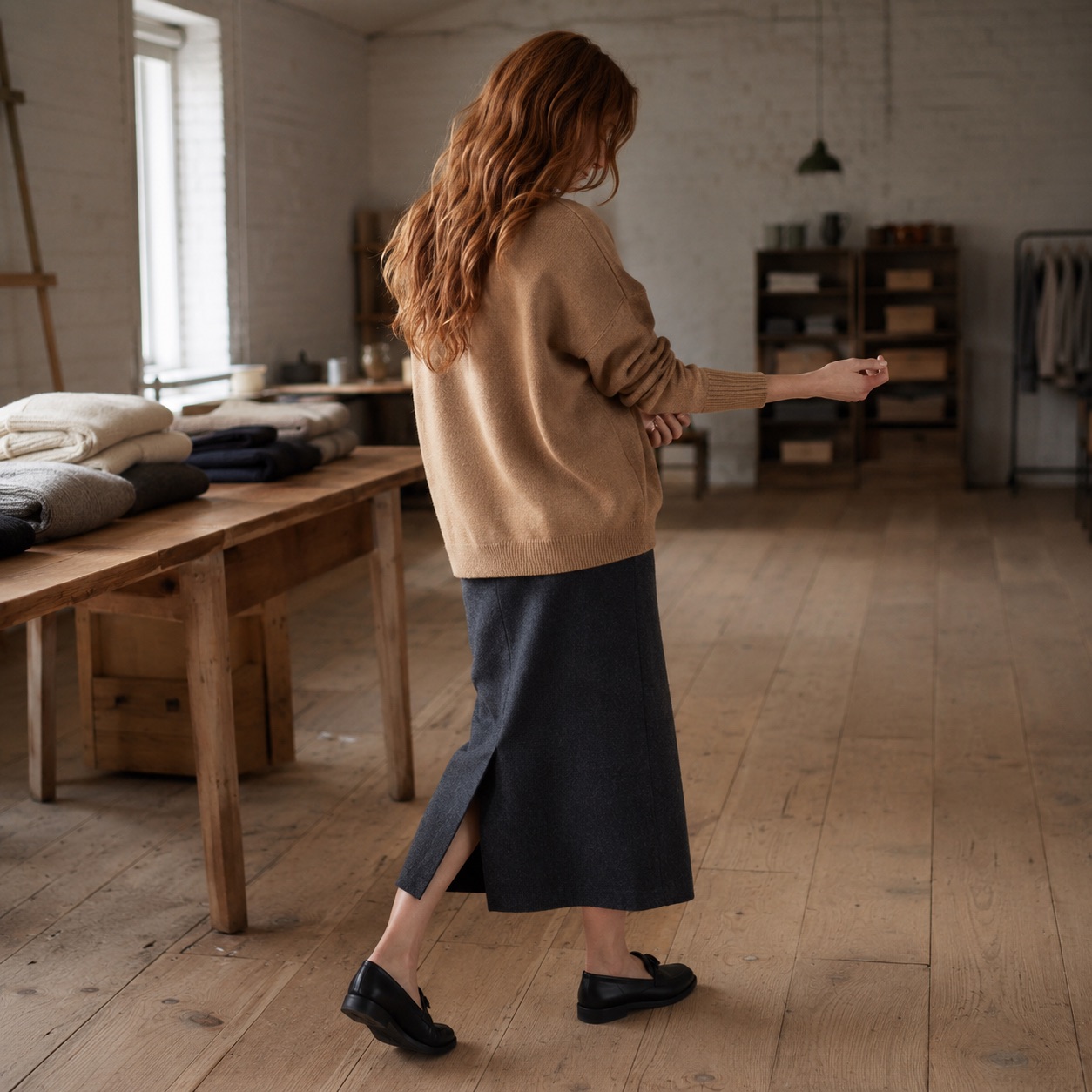 Marlow Boat Neck Jumper Marlow Boat Neck Jumper — WOOL BARN knitwear, product photograph