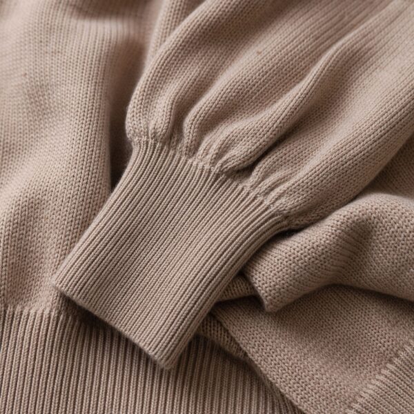 Hartley Balloon Sleeve Jumper — close detail of the material (Jumpers).