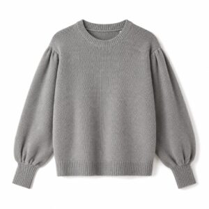 Hartley Balloon Sleeve Jumper — product shot, laid out flat (Jumpers).