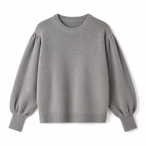 Hartley Balloon Sleeve Jumper — product shot, laid out flat (Jumpers).