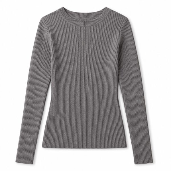 Hartley Rib Knit Jumper — product shot, laid out flat (Jumpers).