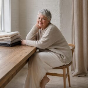 Halstead Oversized Jumper — Jumpers by WOOL BARN. worn by a model.