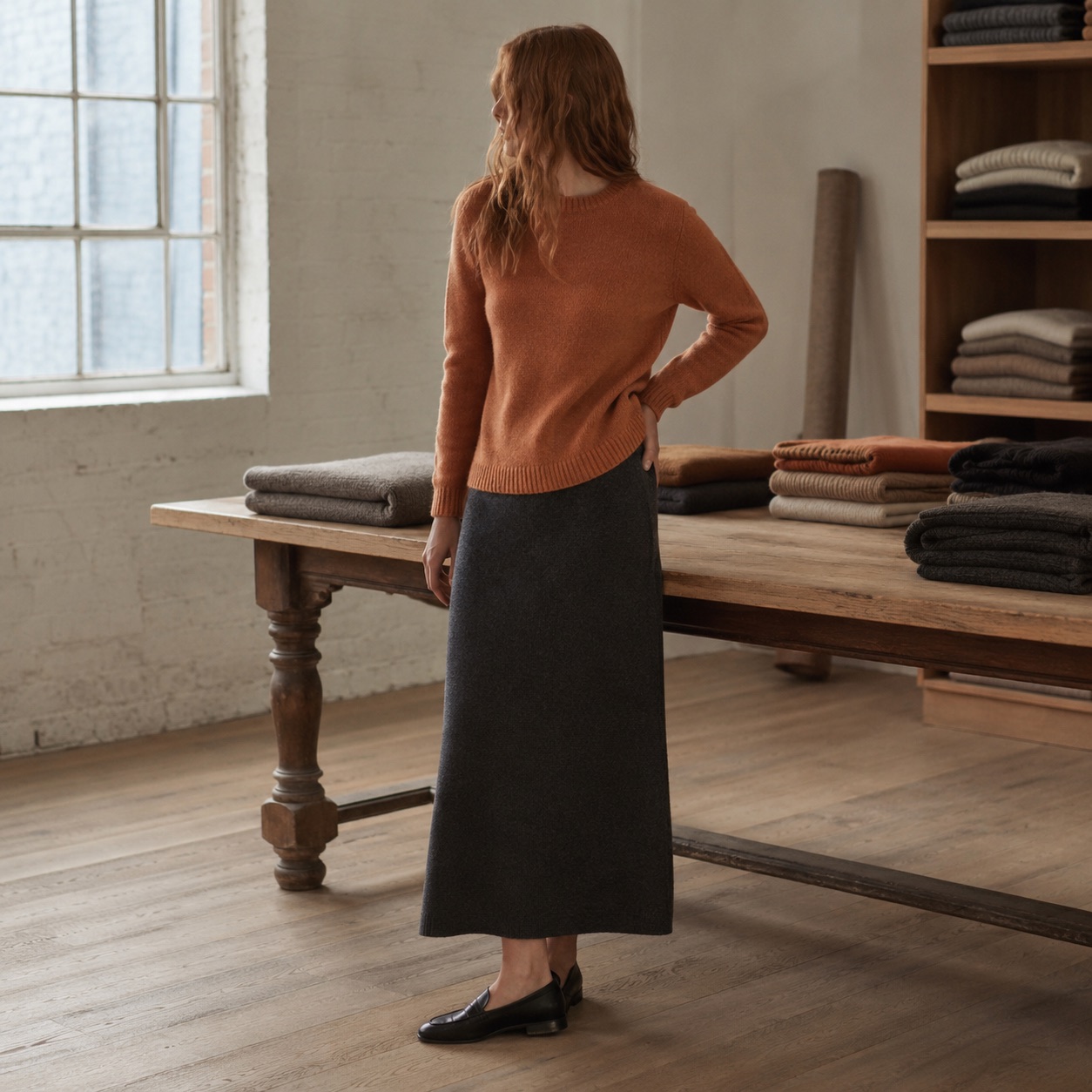 Hartley Crew Neck Jumper Hartley Crew Neck Jumper — WOOL BARN knitwear, product photograph