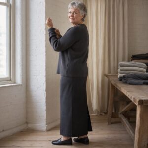 Orsett Rib Knit Jumper — Jumpers by WOOL BARN. worn by a model.