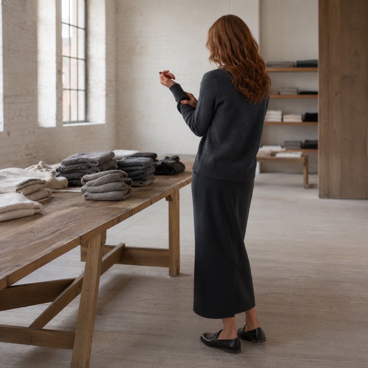 Quarry Crew Neck Jumper Quarry Crew Neck Jumper — WOOL BARN knitwear, product photograph